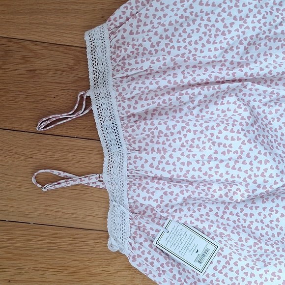 Girl's Twill Lily Nightgown in Sweethearts-NEW - Picture 4 of 7